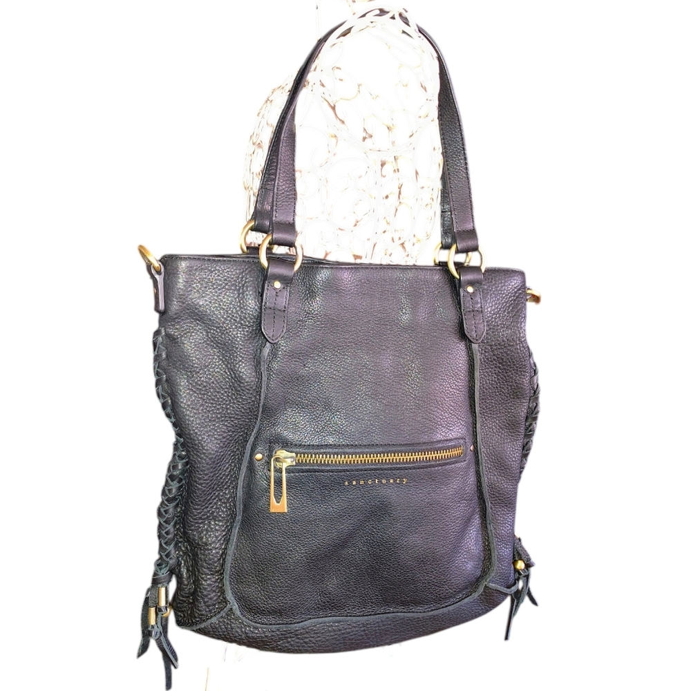 Sanctuary Pebbled Leather Tote Crossbody Bag 50